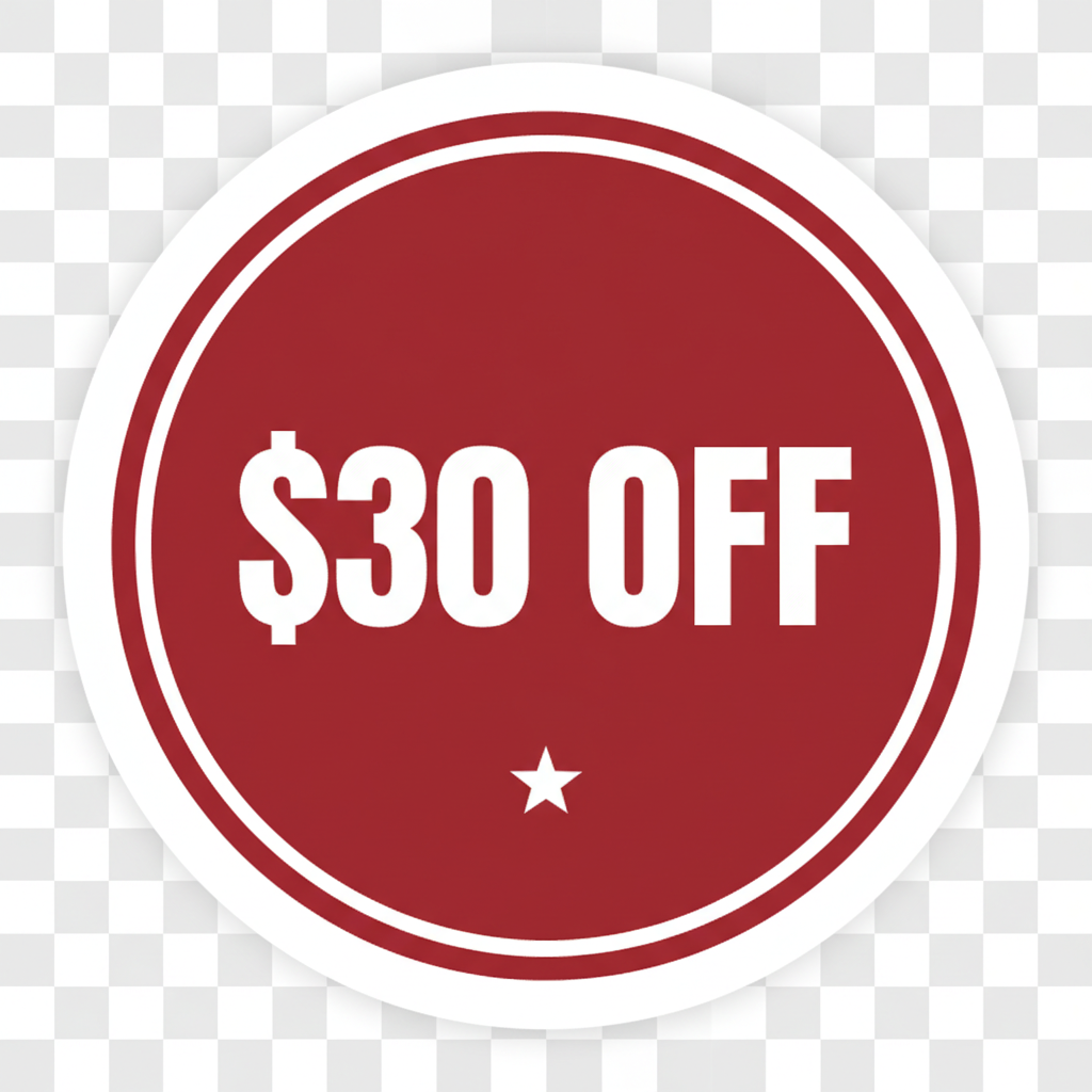 $30 Off